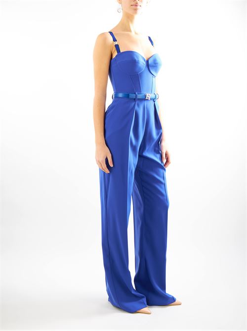 Jumpsuit in crêpe fabric with bustier top Elisabetta Franchi ELISABETTA FRANCHI | Suit | TU01441E2828